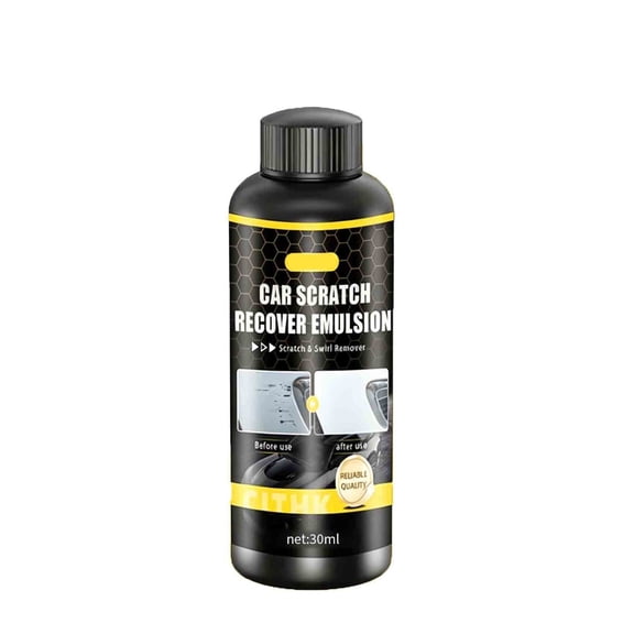 Lunxisen 1 Pcs Car Scratch Repair Emulsion Polish Remover Paint Fix Marks Automotive Touch Up Wax For All Vehicle Colors(30ml)