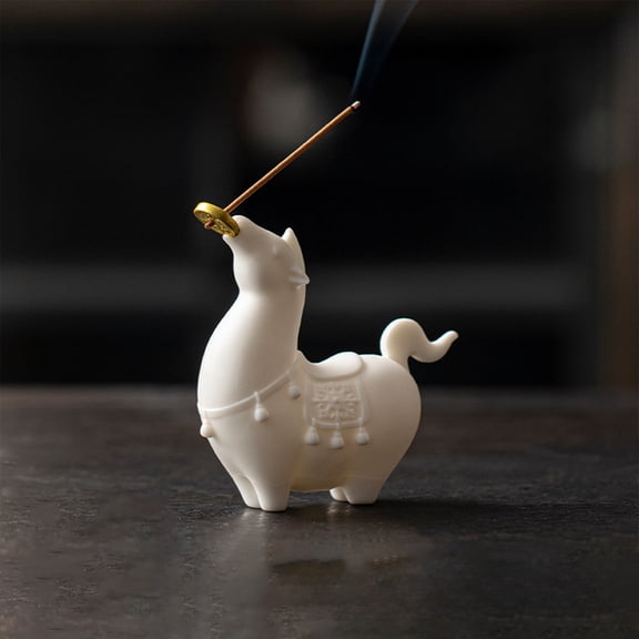 Lunxisen 1 Pcs Ceramic Horse Aromatherapy Diffuser Home Decor Gift For Horse Lovers Scented Holder For Essential Oils