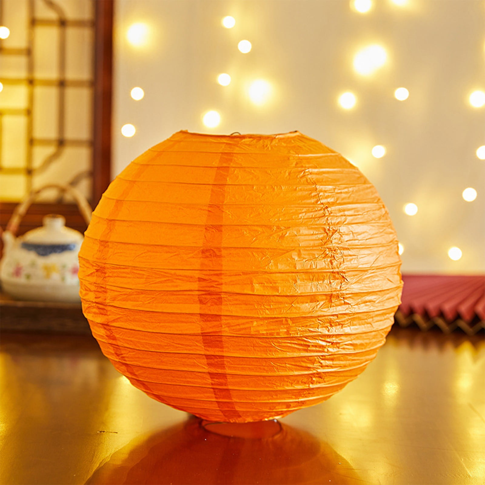 Lunxisen 1 Pcs Colorful Paper Lanterns Multi-Color Chinese Hanging Round  Paper Lanterns for Wedding, Birthday, Baby Shower, Classroom,Party,Home ..., image size:1600x1600