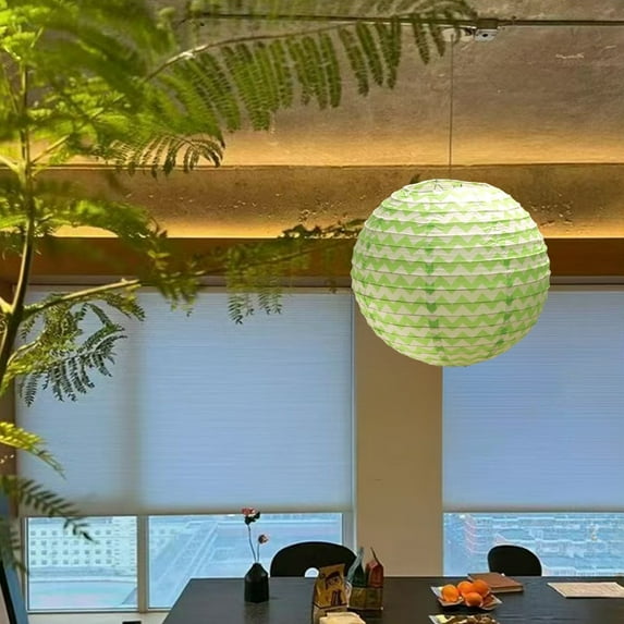 Lunxisen 1 Pcs Colorful Paper Lanterns Multicolor Hanging Ball Lanterns for Birthday Wedding Bridal Baby Shower Home Office Classroom Outdoor Indoor Party Decoration