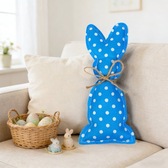 Lunxisen 1 Pcs Easter Bunny Pillow Decorative Cushion Sofa Couch Bedroom Living Room Office Home Spring Decor Throw Pillow