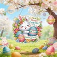 thumbnail image 1 of Lunxisen 1 Pcs Easter Window Sticker Art Kit Creative Window Cling Activity Fun Holiday Home Decor(25cm), 1 of 9