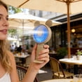 thumbnail image 1 of Lunxisen 1 Pcs Handheld Fan Portable Rechargeable Personal Cooling Fan for Outdoor Travel Desk Use USB Operated Mini Fan, 1 of 9