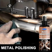Lunxisen 1 Pcs Heavy Duty Rust Remover Spray Lubricant Penetrant Metal Tool Restoration Rusted Parts Protection Workshop Garage Maintenance Solution100ml