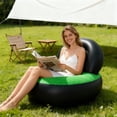 thumbnail image 1 of Lunxisen 1 Pcs Inflatable Sofa Portable Outdoor Recliner Camping Furniture Foldable Lazy Chair for Adults Indoor Lounge Comfort, 1 of 8