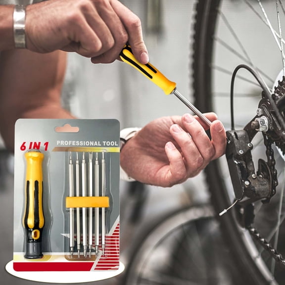 Lunxisen 1 Pcs Multi-Function Household Screwdriver Set YU-Shaped Disassembly Tool Kit for Home Repair DIY Projects Handy Essential Gadgets