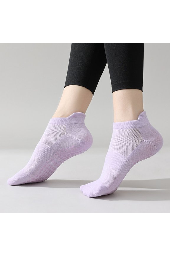 1 Pcs Pilates Grip Socks Non Slip Yoga Socks for Women Workout Fitness Studio Essential