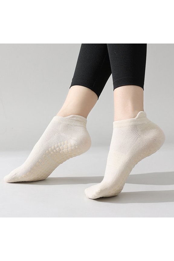 1 Pcs Pilates Grip Socks Non Slip Yoga Socks for Women Workout Fitness Studio Essential