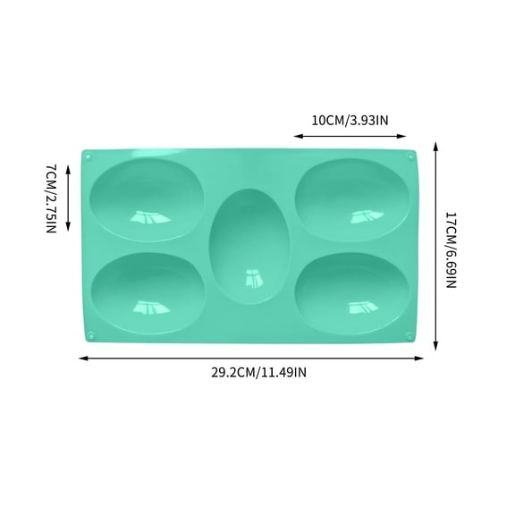 Lunxisen 1 Pcs Silicone Easter Egg Chocolate Mold Cake Soap Baking Craft Kit DIY Holiday Party Supplies