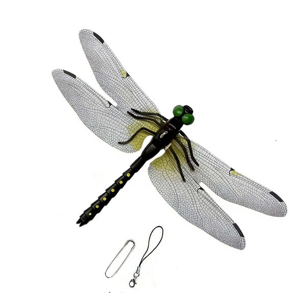 Lunxisen 1 Pcs Simulated Mosquito Repellent Outdoor Hanging Ornament Colorful Patio Garden Decor for Pest Control