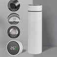 thumbnail image 1 of Lunxisen 1 Pcs Smart Water Bottle Stainless Steel Vacuum Flask,Smart Travel Mug, Keep Hot Or Cold, Car Portable Travel Tea Coffee Vacuum Thermo Cup,Insulated Water Bottle(500ml), 1 of 9