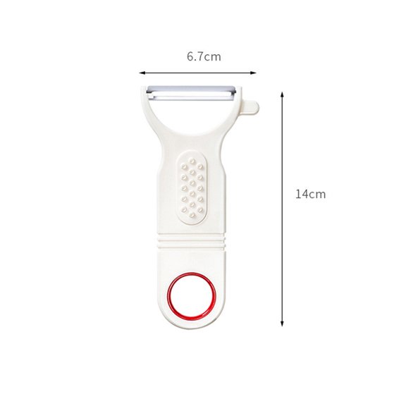 Lunxisen 1 Pcs Stainless Steel Scraper Multifunctional Peeler Kitchen Tool Vegetable Fruit Slicer Efficient Cooking Gadget