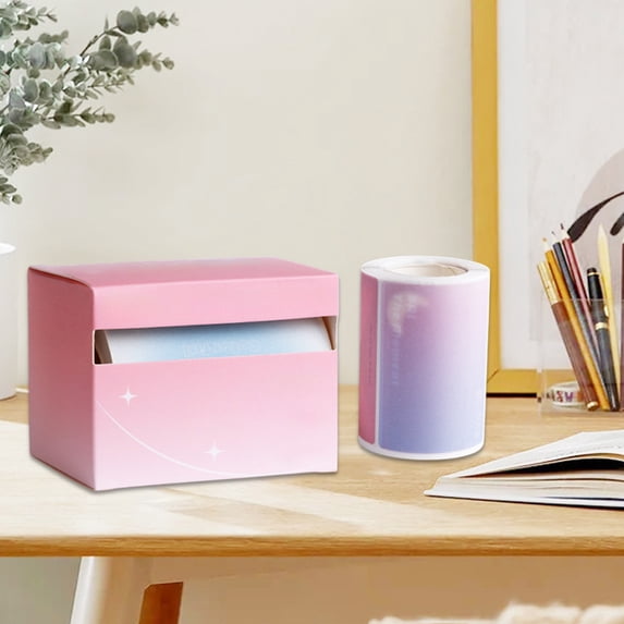 Lunxisen 1 Pcs Sticky Notes Dispenser, Wall Mountable, Clear Refillable Holder for Office Organization, Desktop Memo Pad Storage Solution