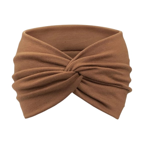 Lunxisen 1 Pcs Turban Headbands for Women Wide Vintage Head Wraps Knotted Cute Hair Band Accessories