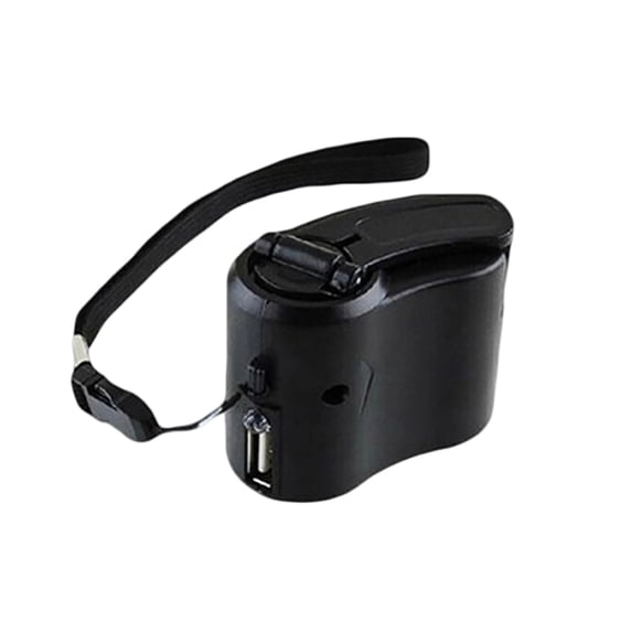 Lunxisen 1 Pcs USB Hand Crank Generator Charger Portable Power Bank for Phone Emergency Outdoor Travel Camping Supply(2.36*1.89IN)