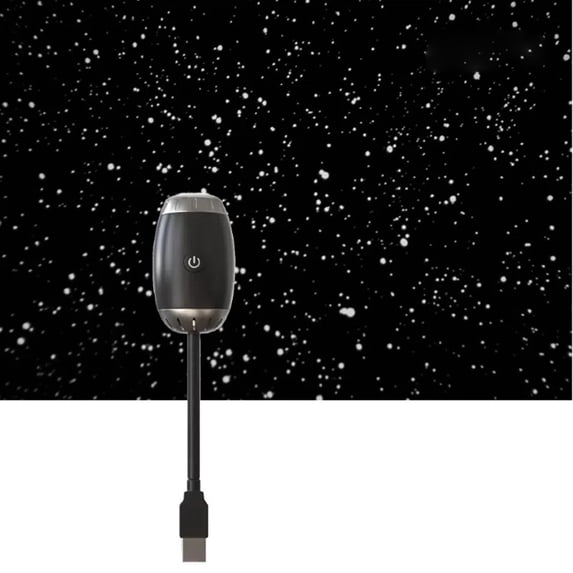 Lunxisen 1 Pcs USB Star Projector Light Galaxy Night Light for Bedroom Car Relaxation Home Decor Gift
