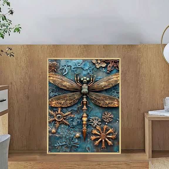 Lunxisen 1 Pcs Wrought Iron Decor, Hanging Flower Scroll Metal Wall Art Decor, Living Room Wall Decor, Vintage House Decorations for Indoor Outdoor Fireplace Bedroom