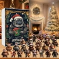 thumbnail image 1 of Lunxisen 1 pcs Christmas Advent Calendar 2025 – 24-Days Countdown Calendar with Exclusive Holiday-Themed Collectible Figures, Countdown Surprise Gifts for Boys Girls, 1 of 8
