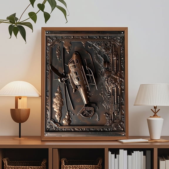 Lunxisen 1 pcs Metal Wall Decor with Rust Large Metal Wall Art Inspirational Iron Decor Wrought Hanging Wall Sculptures for Indoor Outdoor Home Decoration
