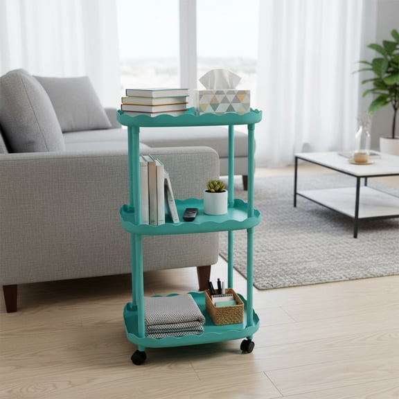 Lunxisen 1 pcs Side Table, Small End Table Accent Table Living Room Bedroom Balcony Office, Modern Side Table Bedside Table Home Decor, Small Table for Small Spaces, Small Coffee Table, Easy Assembly