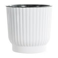 thumbnail image 1 of Lunxisen 1 pcs Succulent Plant Pots Ceramic Plant Pots and Drainage Hole Bonsai Planter Small Flower Pots for Indoor Outdoor Use for Home Office Garden Decoration, Self Absorbing Lazy Flowerpot(L), 1 of 3