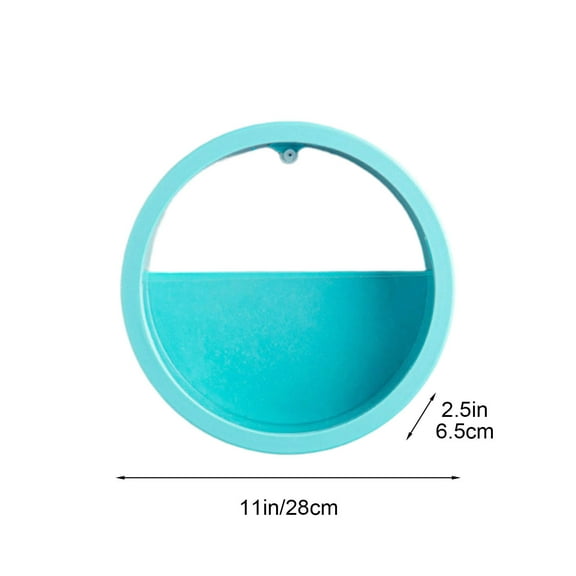 Lunxisen 1 pcs Wall Hanging Fish Bowl Wall Mounted Fish Tank Planter Fish Bubble Hanging Aquarium Hydroponic Plant Pot(28*28cm)