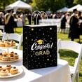 thumbnail image 1 of Lunxisen 10 Pcs Graduation Season Gift Tote Bags White Kraft Paper Bags Party Favor Shopping Bags, 1 of 9