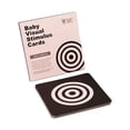 thumbnail image 1 of Lunxisen 2 Pcs Cards Baby Visual Stimulation Cards for Months, Infant Newborn Time Toys Gifts Large for Sensory Development Black White Card Set, 1 of 8