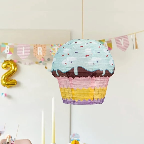 Lunxisen 2 Pcs Colorful Paper Lanterns Chinese Paper Hanging Decorations Ball Lanterns Lamps for Home Decor, Parties, and Weddings