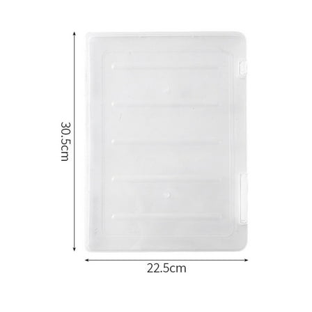 Lunxisen 2 Pcs File Box Organizer, Folder Storage Boxes, Filing Crate Bin Holder with Handle for Home Office Desk.(L)