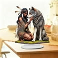 thumbnail image 1 of Lunxisen 2 Pcs Goddess Statue, High End Solemn Style, Unique Appearance, Quality Plastic, Desktop Ornament for Home Yard, Kitchen, 1 of 9