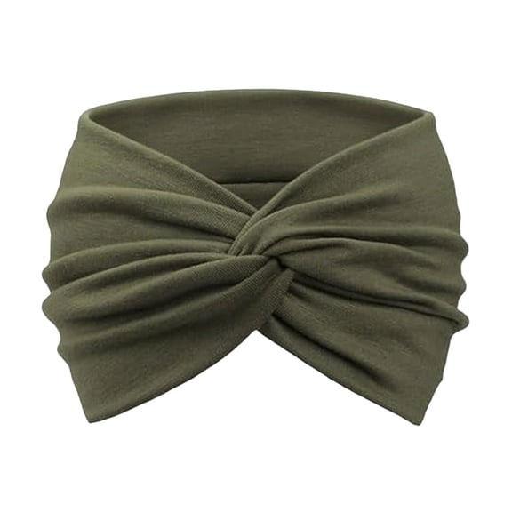 Lunxisen 2 Pcs Turban Headbands for Women Wide Vintage Head Wraps Knotted Cute Hair Band Accessories