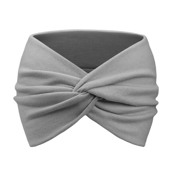 Lunxisen 2 Pcs Turban Headbands for Women Wide Vintage Head Wraps Knotted Cute Hair Band Accessories