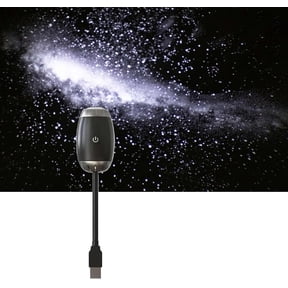 Lunxisen 2 Pcs USB Star Projector Light Galaxy Night Light for Bedroom Car Relaxation Home Decor Gift