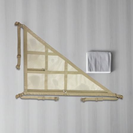 Lunxisen 2 Pcs Upgrade Car Ceiling Cargo Net Pocket,Double-Layer Car Roof Storage Organizer,Overhead Net for Truck,Van Camping,Travel Road Trips(80*53cm)