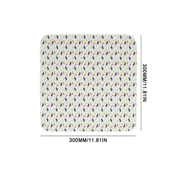 Lunxisen 2 Pcs Washable Pee Pads for Dogs and Cats, New Super Absorbent Reusable Dog Pads Pet Puppy Training Pads, Waterproof, Non-Slip and Leak-Proof Potty Pads(30*30cm)