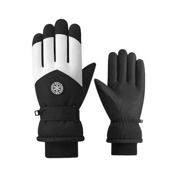 Lunxisen 2 Pcs Winter Gloves Women Men, Thermal Ski Gloves for Cold Weather with Warm, Waterproof, Touchscreen for Running, Skiing