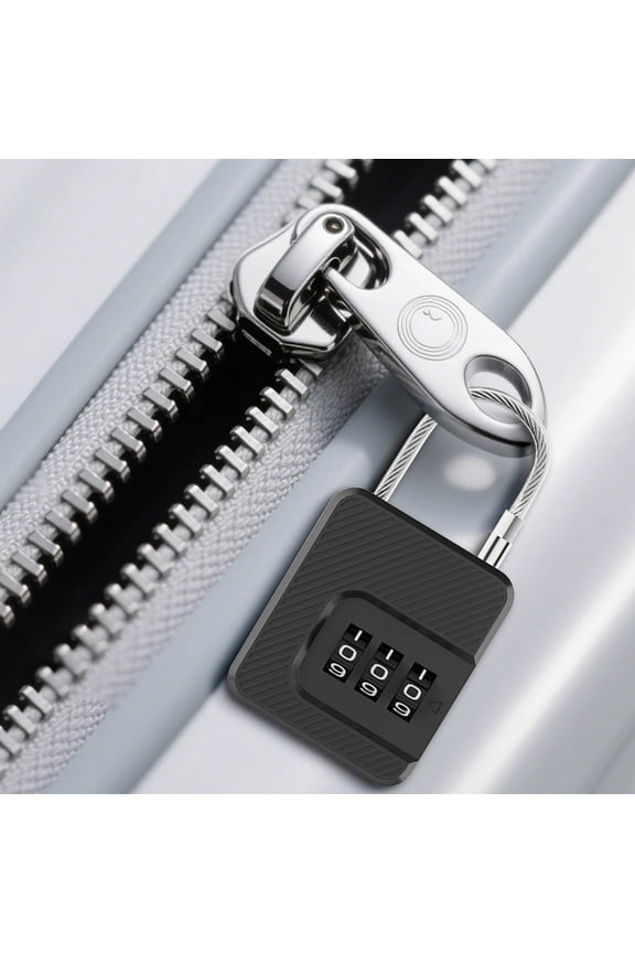 2 pcs Combination Lock, Outdoor Waterproof Padlock Cable Luggage Locks Mini Combination Padlock for School Gym, Locker, Travel Backpack, Suitcase, Storage.