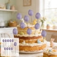 thumbnail image 1 of Lunxisen 20 Pcs Easter Egg Shaped Cake Topper Spring Party Decor Floral Vase Insert Baking Accessory, 1 of 9