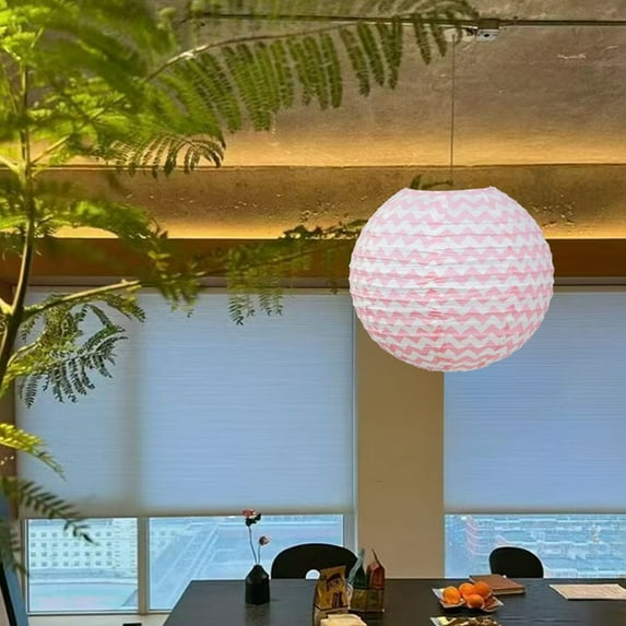 Lunxisen 3 Pcs Colorful Paper Lanterns Multicolor Hanging Ball Lanterns for Birthday Wedding Bridal Baby Shower Home Office Classroom Outdoor Indoor Party Decoration