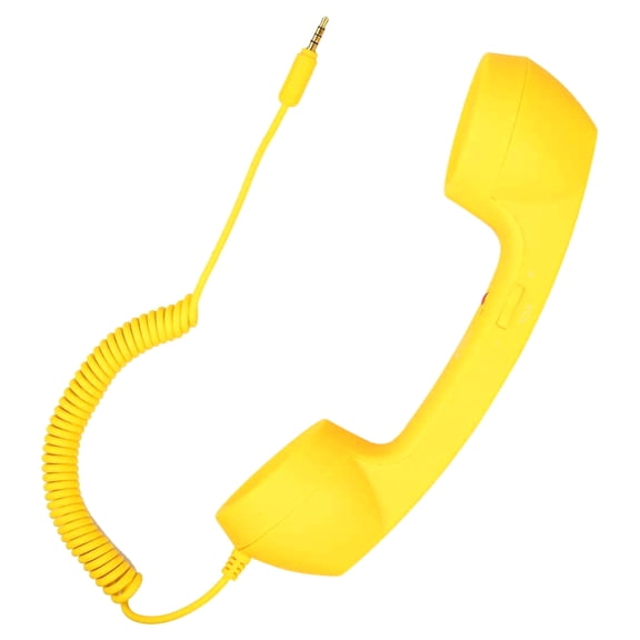 Lunxisen 3 Pcs Fashion Retro Phone handset Headset Microphone Prevention Radiation Compatible(3.5mm)