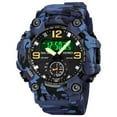 thumbnail image 1 of Lunxisen 3 Pcs Men's Large Face Outdoor Sports Watches Waterproof, Backlight, Alarm, Stopwatch Features Rugged Wristwatch for Training, Hiking, and Adventure, 1 of 9