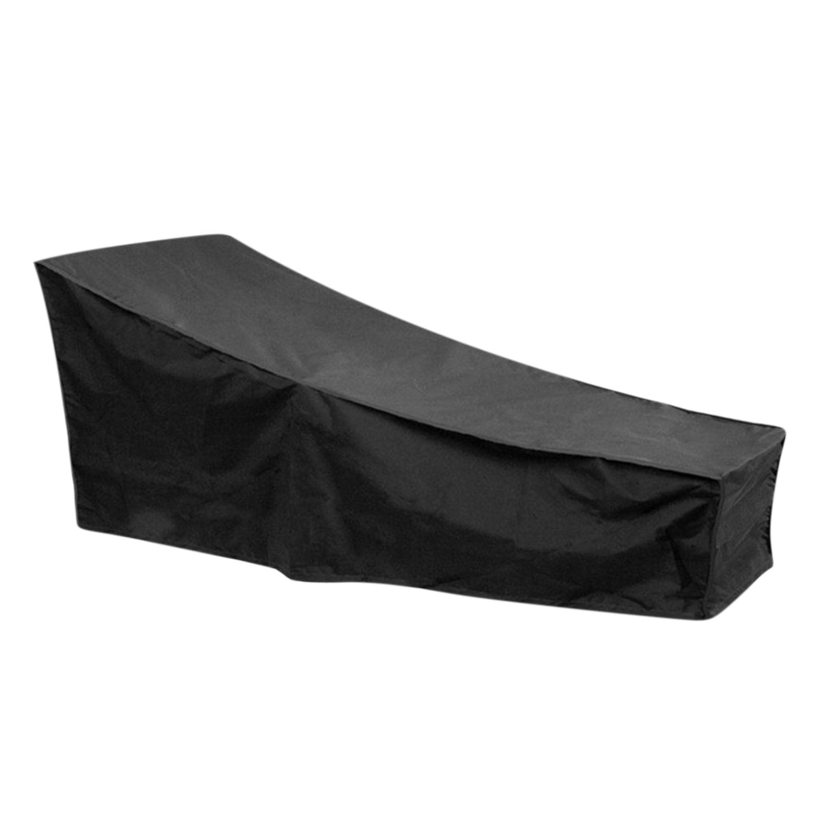 Lunxisen 3 Pcs Outdoor Lounge Chair Covers, Heavy Duty Waterproof Patio Chaise Lounge Cover for Garden Furniture, Protect Your Pool Chairs in Winter(200*40*70*68cm)