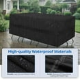 thumbnail image 1 of Lunxisen 3 Pcs Outdoor Table And Chair Covers Waterproof Windproof All Weather Protection Patio Furniture Covers For Garden Backyard(S), 1 of 6
