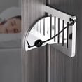 thumbnail image 1 of Lunxisen 3 Pcs Stainless Steel Door Stop Security Bar Portable Anti Theft Door Stopper For Home Apartment Safety Protection Against Intruders, 1 of 7