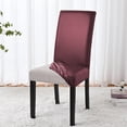 thumbnail image 1 of Lunxisen 3 Pcs Stretch Chair Slipcovers Elastic Dining Seat Covers Washable Protectors for Home Kitchen Wedding Banquet Decor, 1 of 9