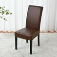 thumbnail image 1 of Lunxisen 3 Pcs Stretch Chair Slipcovers Elastic Dining Seat Covers Washable Protectors for Home Kitchen Wedding Banquet Decor, 1 of 9