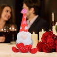 thumbnail image 1 of Lunxisen 3 Pcs Valentines Day Decorations Stuffed Love Plush Table Decoration for Valentine Wedding Tabletop Centerpiece, 1 of 9
