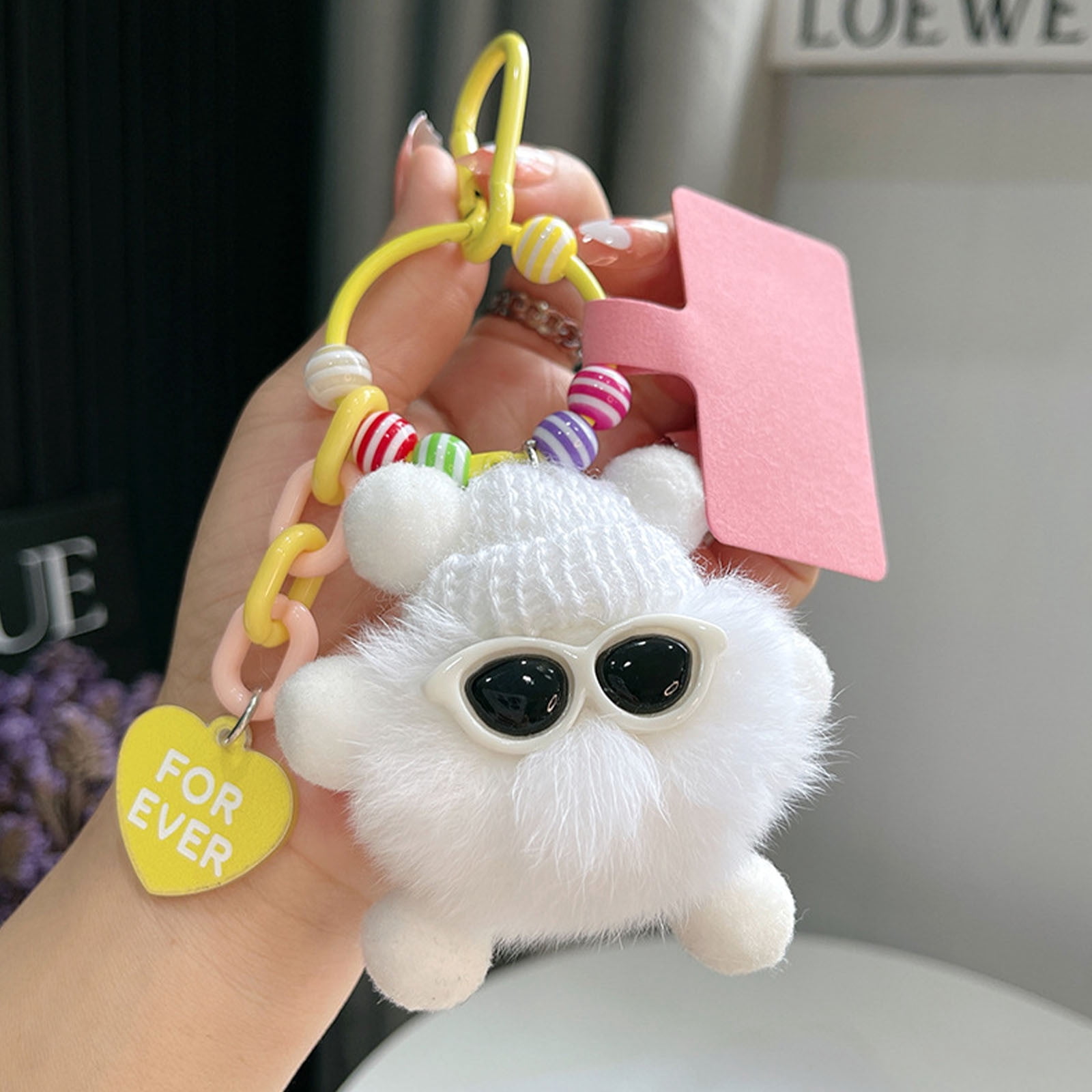 Lunxisen 3 pcs Squeeze Keychain Fidget Toys for Skin Picking, Sensory ...