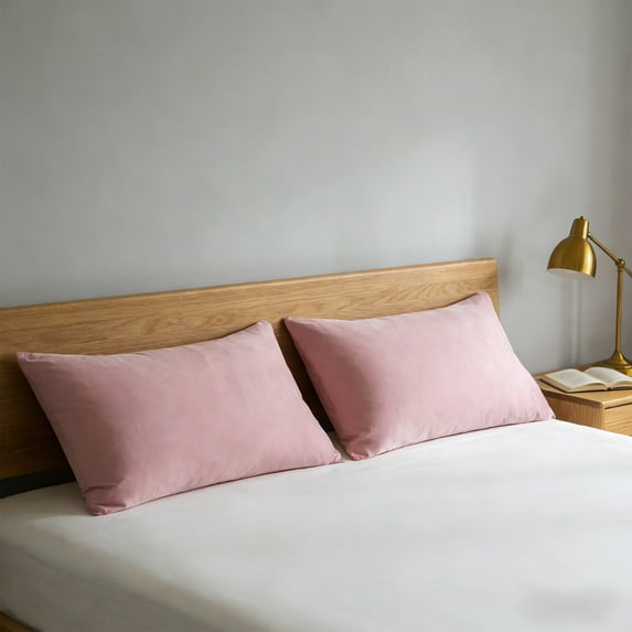 Lunxisen 4 Pcs Bedding Standard Pillow Cases Envelope Closure Soft Brushed Microfiber Fabric Shrinkage and Fade Resistant Pillow Covers